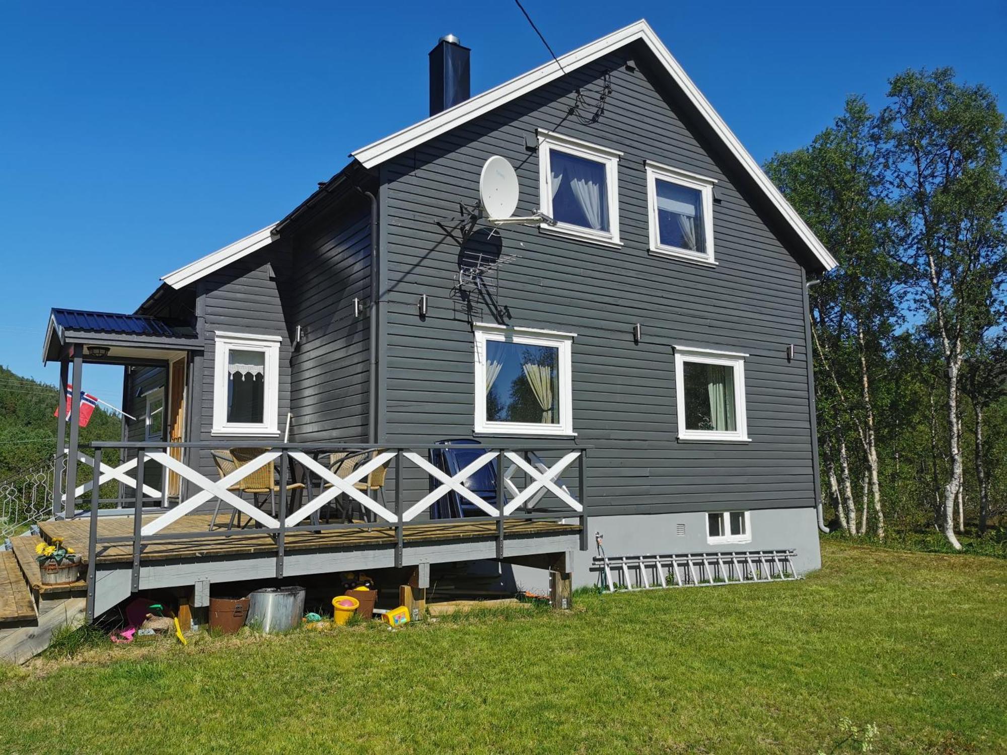 Villa Elvestua Gibostad Esterno foto